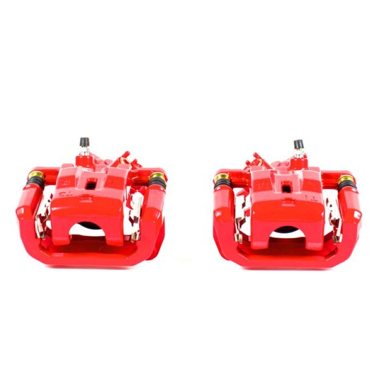 PowerStop Power Stop 04-10 Mazda RX-8 Rear Red Calipers w/Brackets - Pair