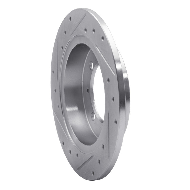 R1 Concepts R1 00-07 Mitsubishi Space Star (Mexico) Rear Right Drilled & Slotted Silver Brake Rotor