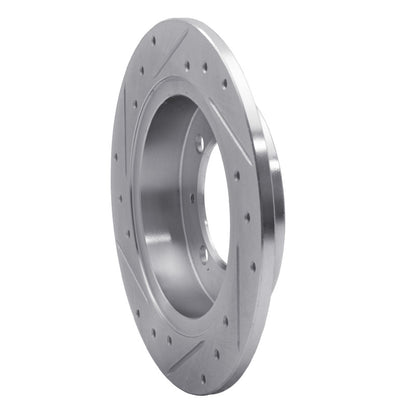R1 Concepts R1 00-07 Mitsubishi Space Star (Mexico) Rear Right Drilled & Slotted Silver Brake Rotor