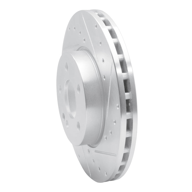 R1 Concepts R1 16-23 Mercedes-Benz Metris Front Right Drilled & Slotted Silver Brake Rotor