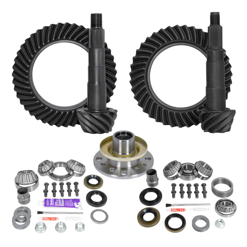 Yukon Gear & Axle Yukon Gear Ring & Pinion Gear Kit Front & Rear for Toyota 8/7.5R Diff (w/Factory Locker) 5.29 Ratio