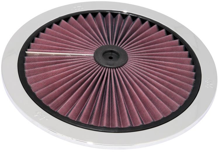 K&N Engineering K&N X-Stream Top Filter X-Stream 14 inch OD Chrome