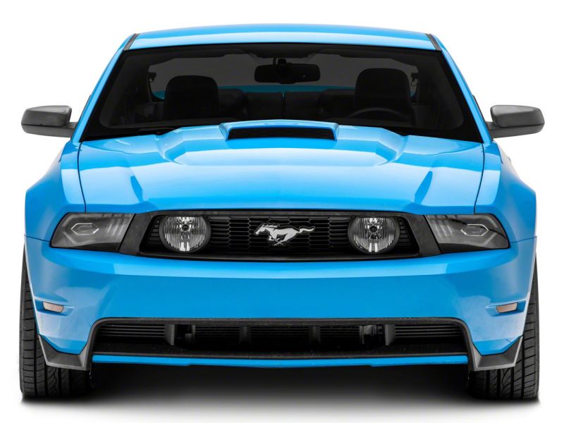 Raxiom 10-12 Ford Mustang w/ Factory Halogen LED Projector Headlights- Black Housing (Clear Lens)