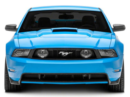 Raxiom 10-12 Ford Mustang w/ Factory Halogen LED Projector Headlights- Black Housing (Clear Lens)