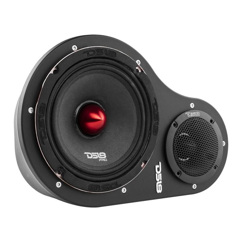 DS18 6.5in 2-Way Speaker Pods Fits 2x 6.5in Speakers 2x 3.78in Tweeters Speakers Not Included