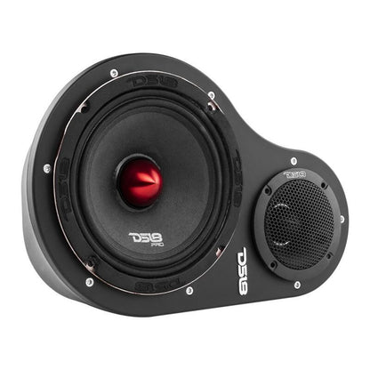 DS18 6.5in 2-Way Speaker Pods Fits 2x 6.5in Speakers 2x 3.78in Tweeters Speakers Not Included