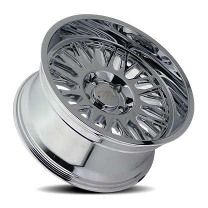 Cali Off-Road 9116 Vertex 24x14 / 6x139.7 BP / -76mm Offset / 106mm Hub Chrome Wheel