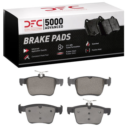 DFC 17-19 Volkswagen E-Golf Rear 5000 Advanced Low Metallic Brake Pads