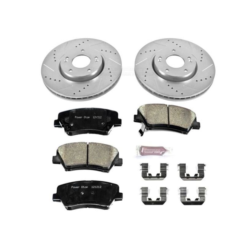 PowerStop Power Stop 13-15 Hyundai Veloster Front Z23 Evolution Sport Brake Kit
