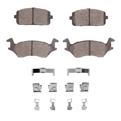 R1 Concepts R1 80-84 Toyota STARLET Front Optimum OE Pads & Hardware Kit