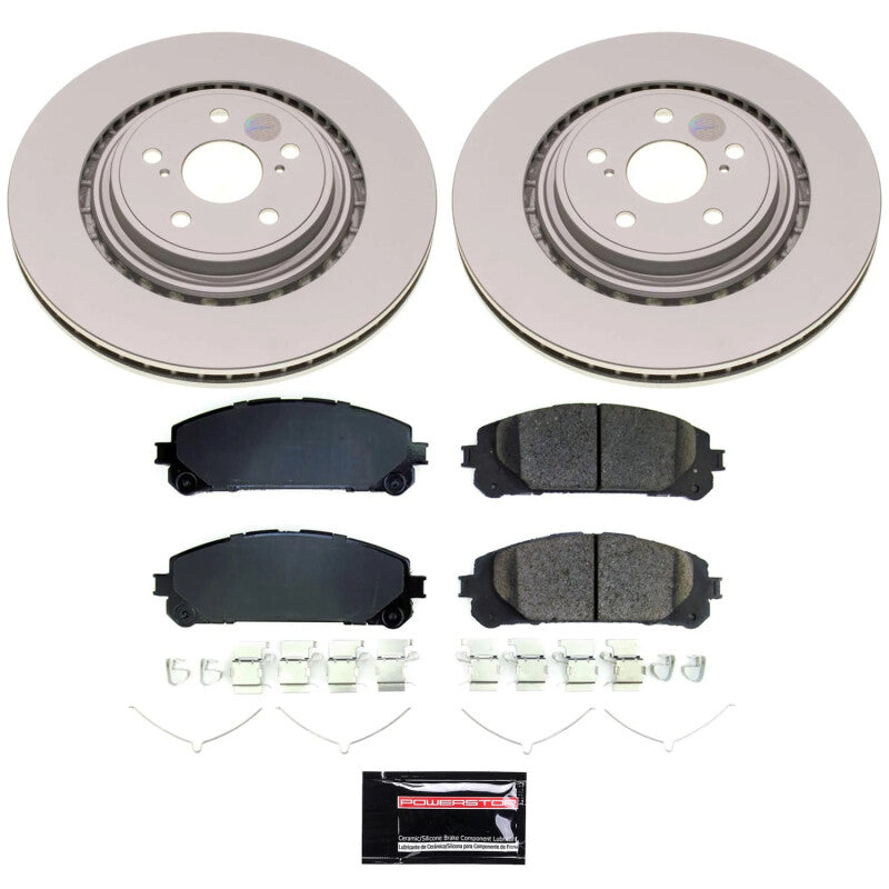 PowerStop Power Stop 20-22 Toyota Highlander Front Z17 Coated Brake Kit