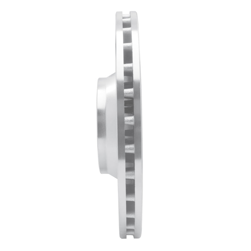 R1 Concepts R1 05-11 Audi A6 Quattro Front Left Drilled & Slotted Silver Brake Rotor