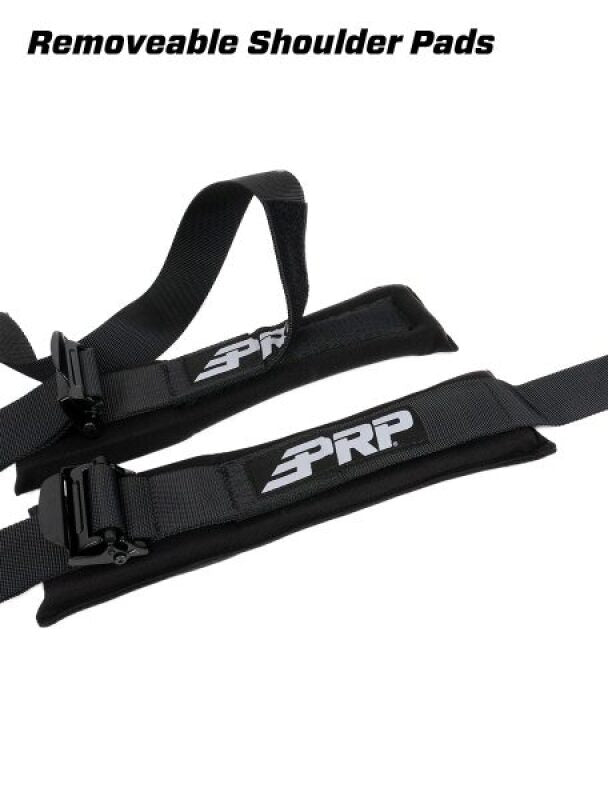 PRP Seats PRP 5.3x2 Harness - 5 Point Harness 3In Lap Belts 2In Shoulder Belts w/ Removable Pads