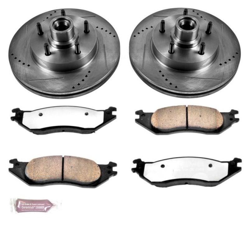 PowerStop Power Stop 04-05 Ford E-150 Club Wagon Front Z36 Truck & Tow Brake Kit
