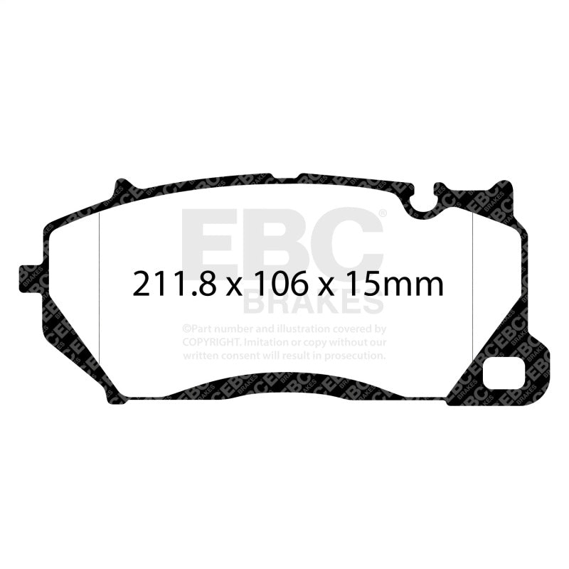 EBC 2020+ Audi RS6 4.0L / 2021+ Audi RS7 4.0L Redstuff Front Brake Pads