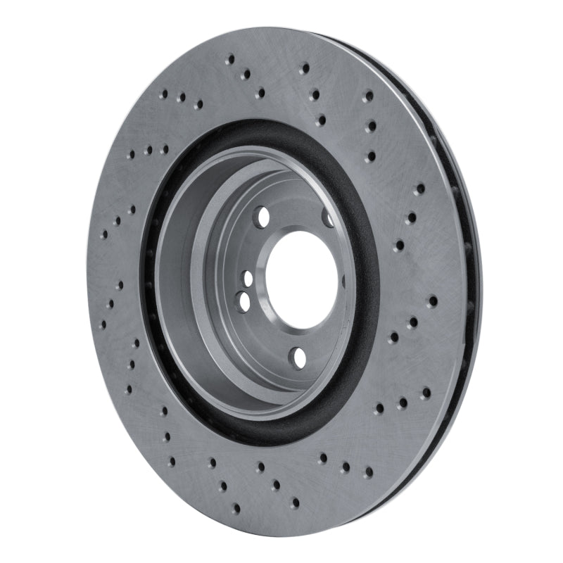 DFC 15-20 BMW M2 Left Rear Drilled Brake Rotor