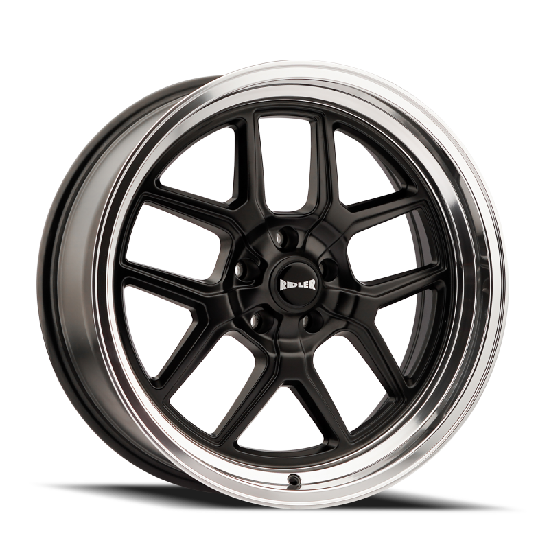 Ridler Wheels Ridler 610 20x10 / 5x114.3 BP / 0mm Offset / 83.82mm Hub Matte Black Polished Wheel