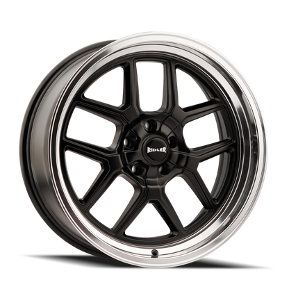 Ridler Wheels Ridler 610 20x10 / 5x114.3 BP / 0mm Offset / 83.82mm Hub Matte Black Polished Wheel