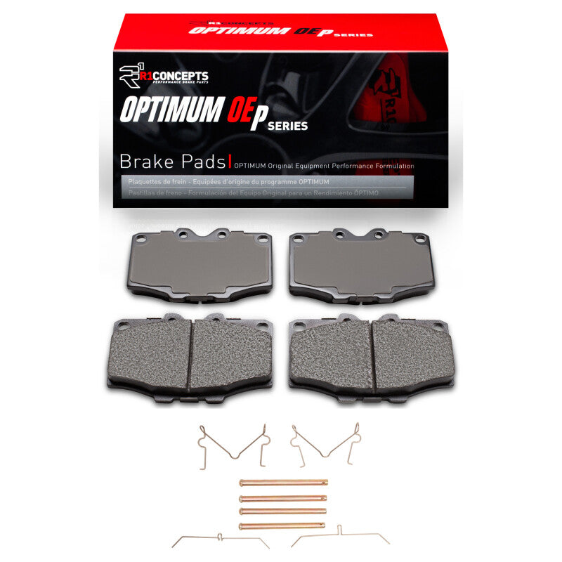 R1 Concepts R1 1979-1985 Toyota 4Runner Front R1 Optimum OE Pads & Hardware Kit