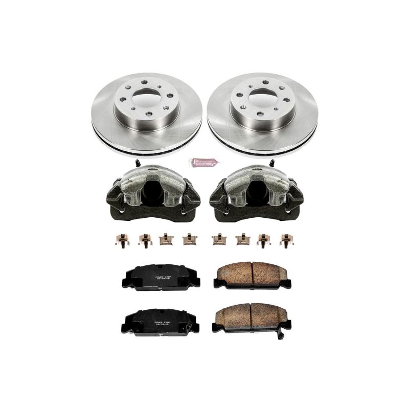 PowerStop Power Stop 90-00 Honda Civic Front Autospecialty Brake Kit w/Calipers