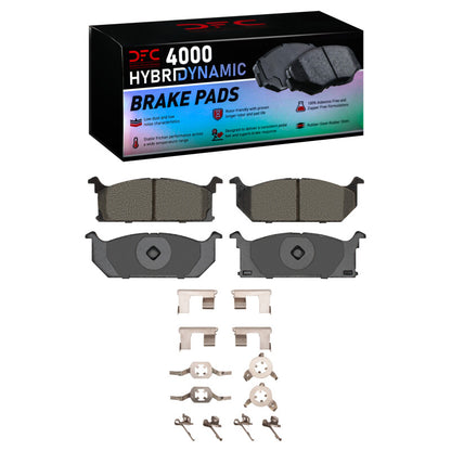 DFC 85-88 Chevrolet Sprint Front 4000 HybriDynamic Brake Pads and Hardware Kit