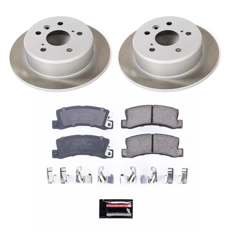 PowerStop Power Stop 1999 Toyota Solara Rear Semi-Coated Rotor Kit