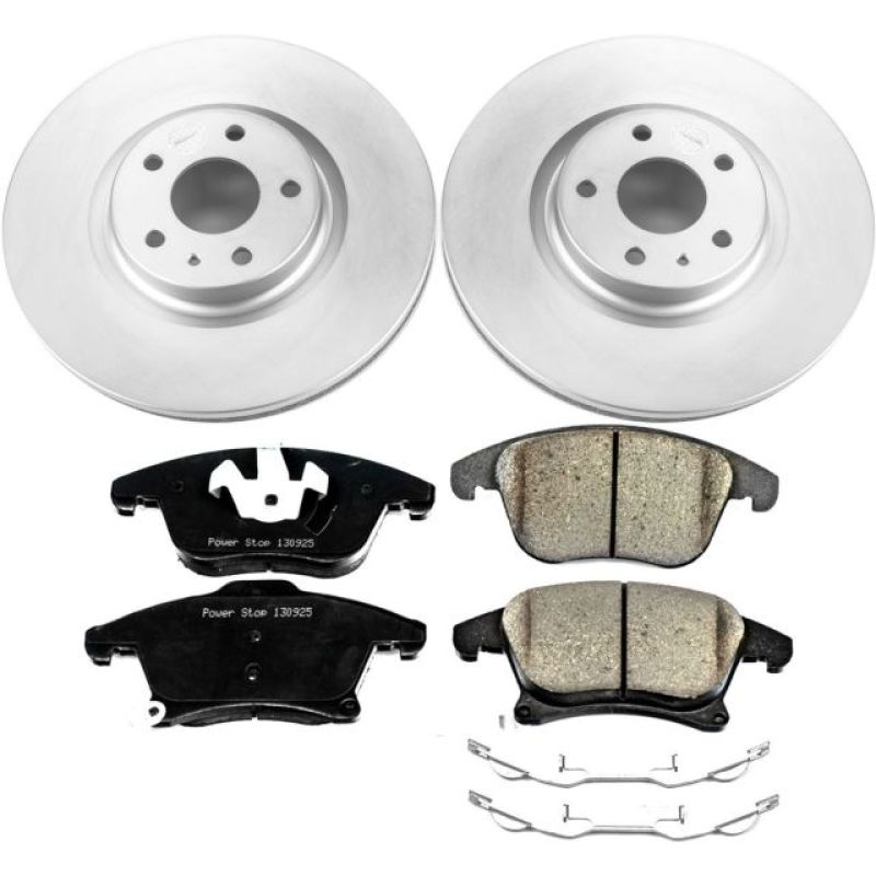 PowerStop Power Stop 13-19 Ford Fusion Front Z17 Evolution Geomet Coated Brake Kit