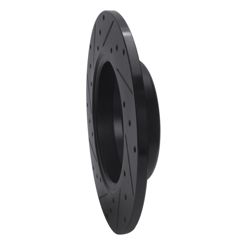 R1 Concepts R1 15-21 Mercedes-Benz C180 (Mexico) Rear Right Drilled & Slotted Black Brake Rotor