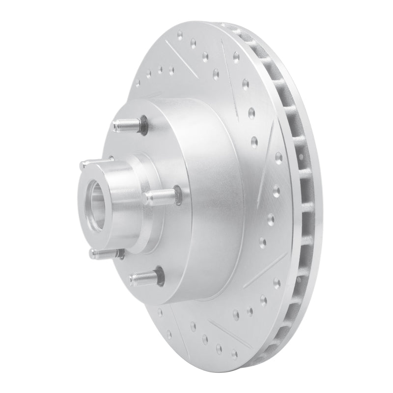R1 Concepts R1 03-03 Dodge Ram 1500 Van Front Right Drilled & Slotted Silver Brake Rotor
