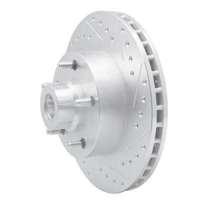 R1 Concepts R1 03-03 Dodge Ram 1500 Van Front Right Drilled & Slotted Silver Brake Rotor