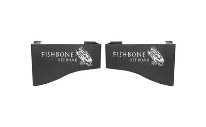 Fishbone Offroad 07-18 Jeep Wrangler JK 4 DR Wheel Well Storage Bin - Blk Textured Powdercoat Steel