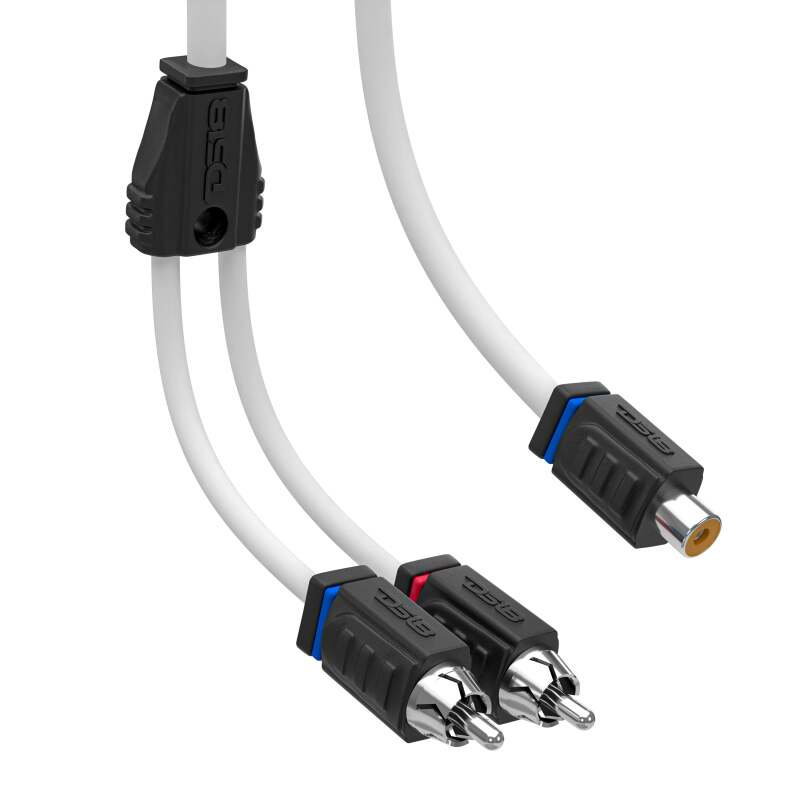 DS18 Marine Grade Tinned Copper OFC RCA Wires 1 Female to 2 Male Splitter