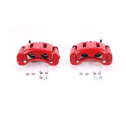 PowerStop Power Stop 98-05 Chevrolet Blazer Front Red Calipers w/Brackets - Pair