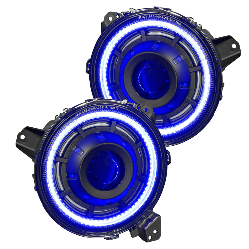 ORACLE Lighting Oracle Oculus Bi-LED Projector Headlights for Jeep JL/Gladiator JT - ColorSHIFT
