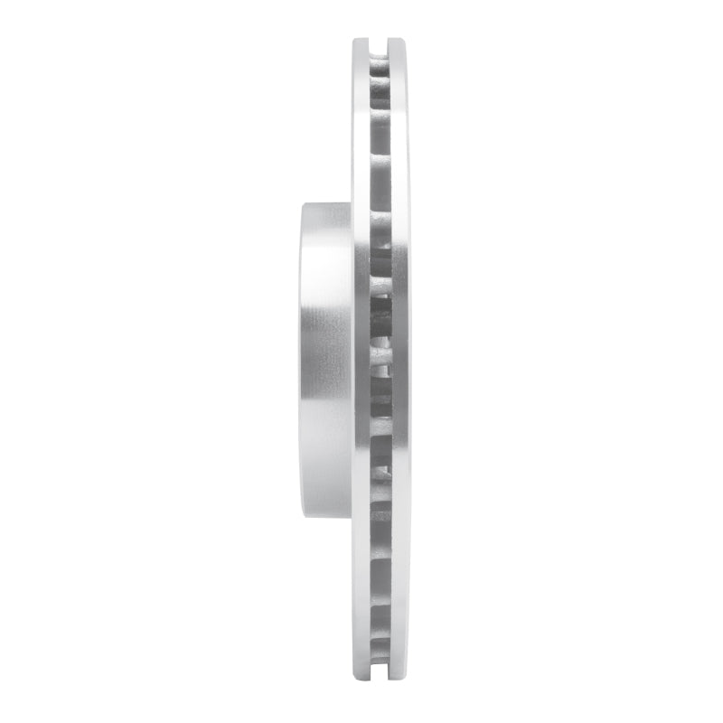 R1 Concepts R1 2016-2025 Fiat 124 Spider Front Right Drilled & Slotted Silver Brake Rotor
