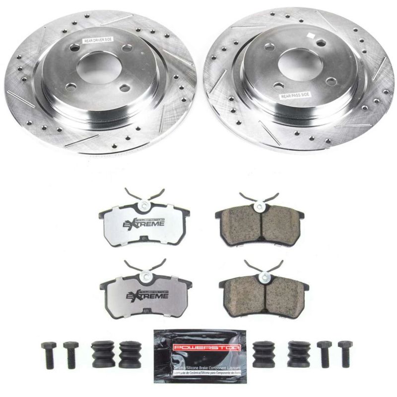 PowerStop Power Stop 02-04 Ford Focus Rear Z26 Street Warrior Brake Kit