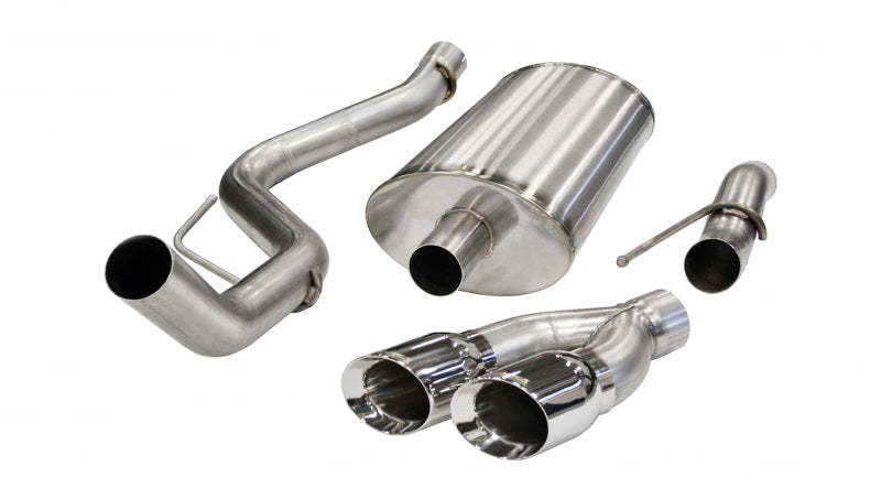 CORSA Performance Corsa 2011-2014 Ford F-150 Raptor 6.2L V8 Polished Sport Cat-Back Exhaust