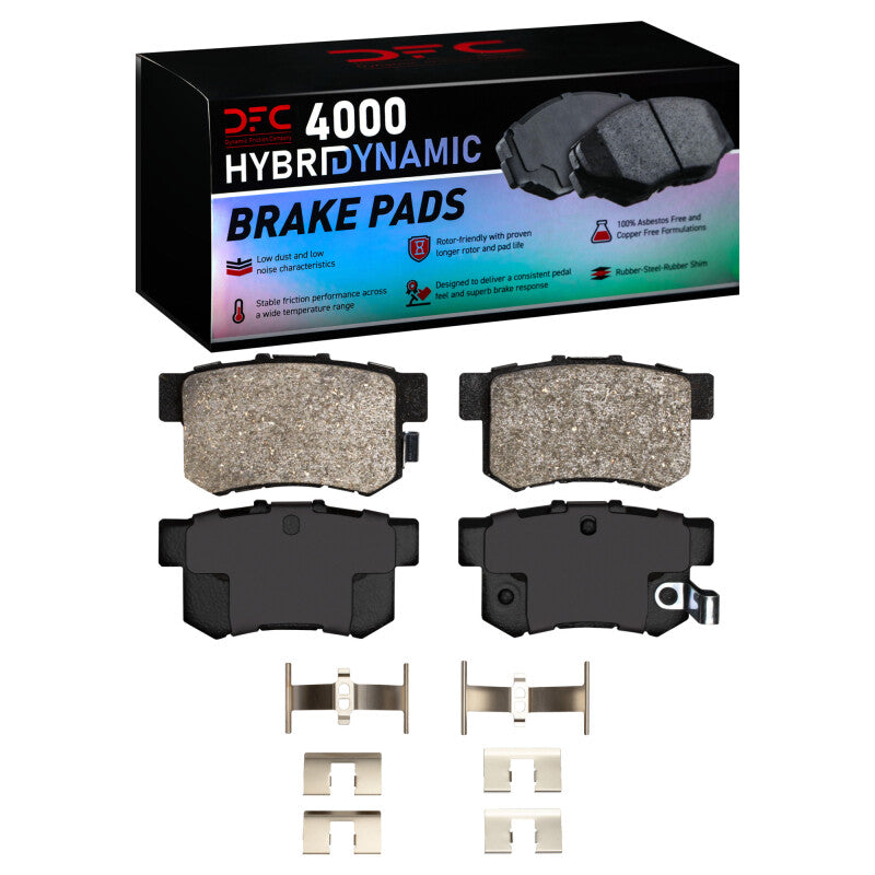 DFC 97-02 Acura CL Rear 4000 HybriDynamic Brake Pads and Hardware Kit