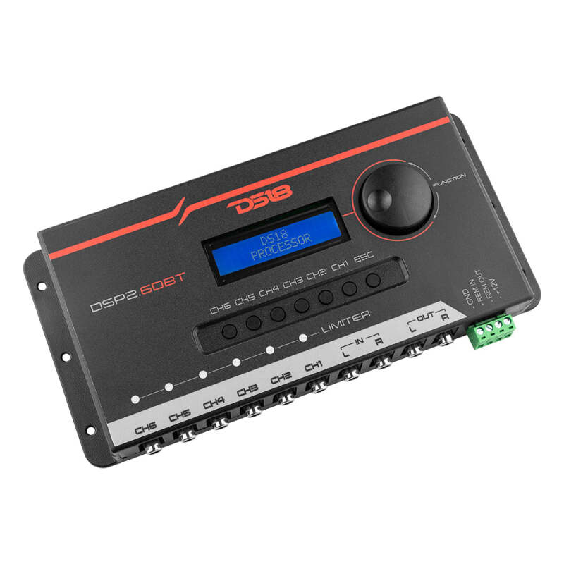 DS18 2-Channel In and 6-Channel Out Dual Signal Processor LCD Screen Bluetooth