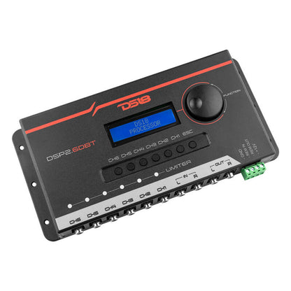 DS18 2-Channel In and 6-Channel Out Dual Signal Processor LCD Screen Bluetooth