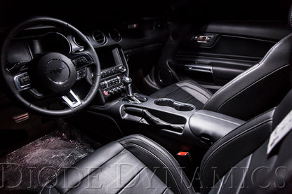 Diode Dynamics 18-19 Mustang Stage 1 Mustang Interior LED Light Kit - Cool - White