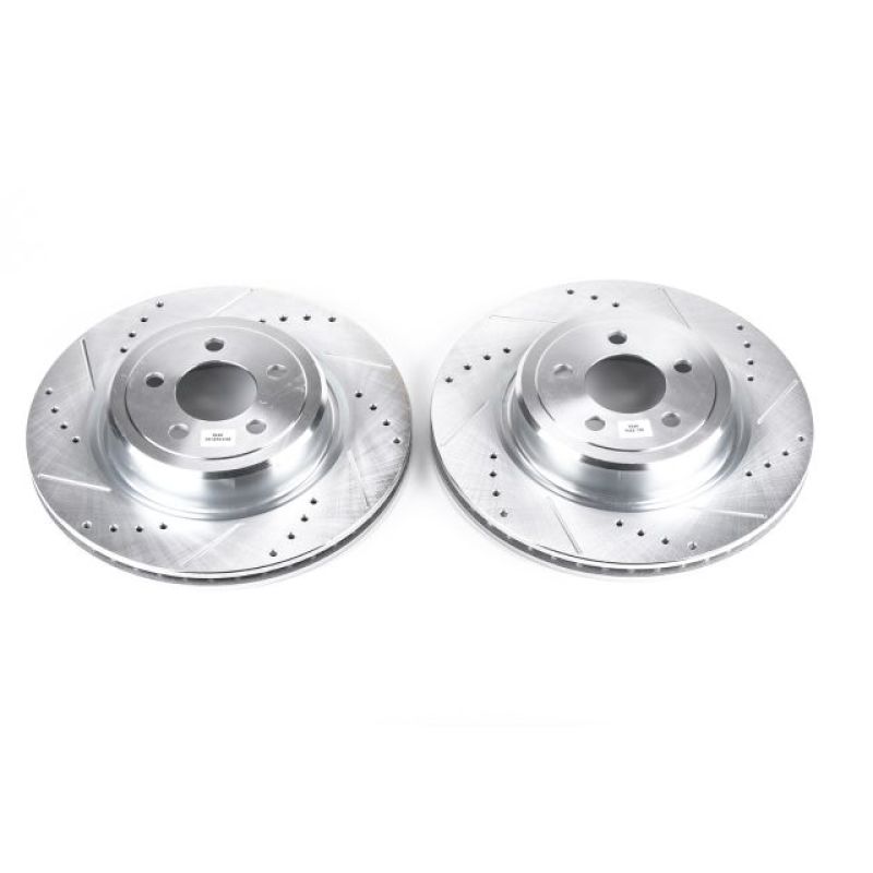 PowerStop Power Stop 06-18 Dodge Charger Rear Evolution Drilled & Slotted Rotors - Pair