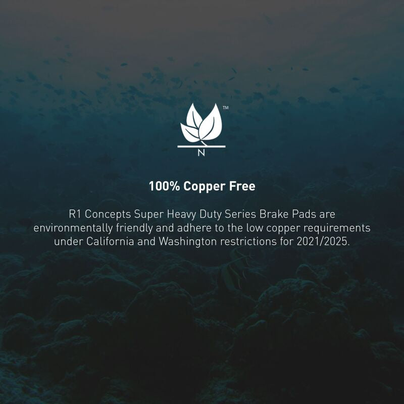 R1 Concepts R1 03-04 Dodge Dakota RWD Rear Super Duty Pads & Hardware Kit