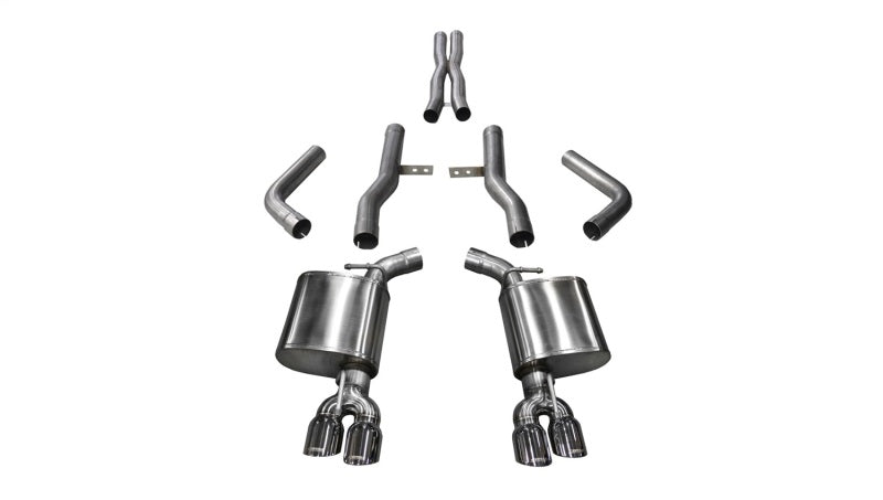 CORSA Performance Corsa 2017-2023 Dodge Challenger 5.7L V8 Xtreme Cat-Back Dual Rear Exit w/3.5in Polished Tips