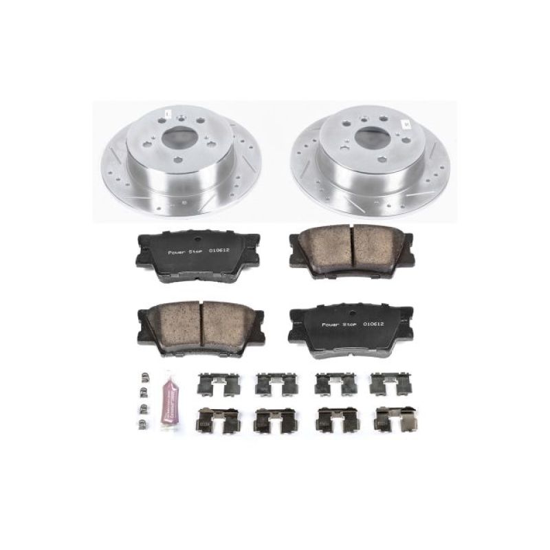 PowerStop Power Stop 13-18 Lexus ES300h Rear Z23 Evolution Sport Brake Kit