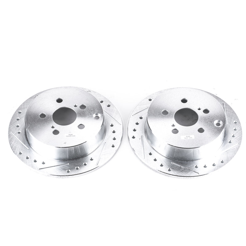 PowerStop Power Stop 03-06 Pontiac Vibe Rear Evolution Drilled & Slotted Rotors - Pair