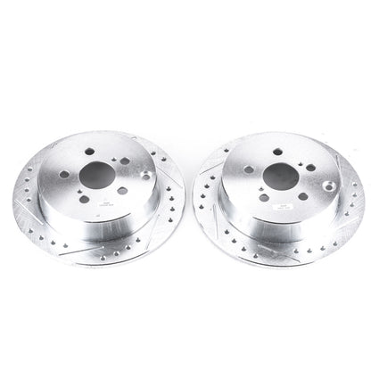 PowerStop Power Stop 03-06 Pontiac Vibe Rear Evolution Drilled & Slotted Rotors - Pair