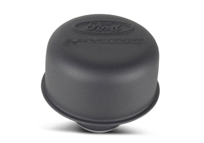 Ford Racing Black Crinkle Finish Breather Cap w/ Ford Racing Logo - Twist Type