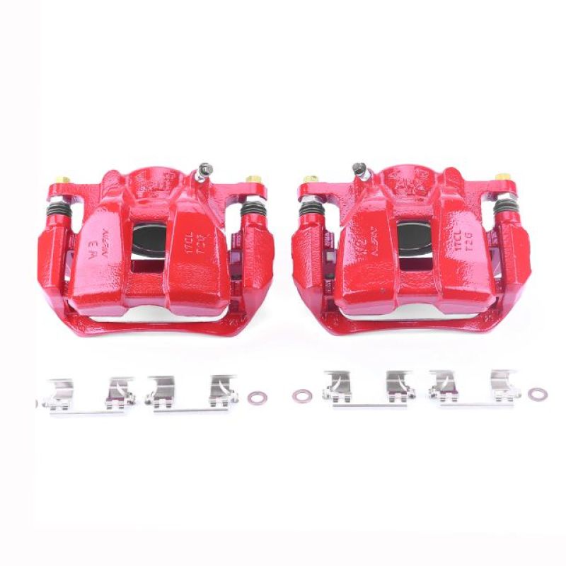 PowerStop Power Stop 13-18 Honda Accord Front Red Calipers w/Brackets - Pair
