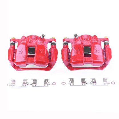 PowerStop Power Stop 13-18 Honda Accord Front Red Calipers w/Brackets - Pair